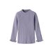 NAME IT MINI aansluitende longsleeve met ruches - paars