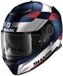 Shark SPARTAN 1.2 STRAD Motorhelm integraalhelm Mat blauw Wit Rood - Maat XL