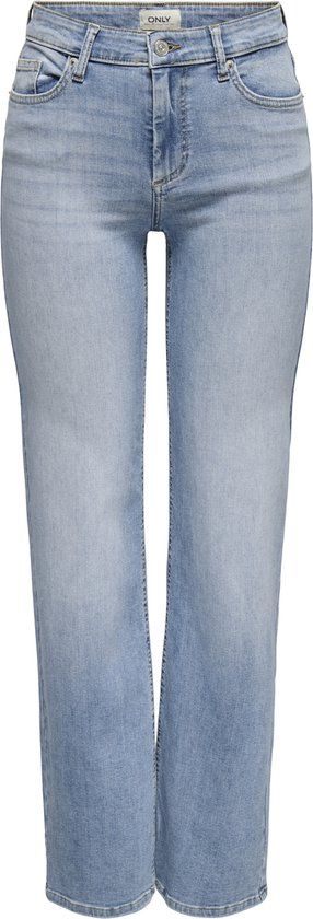 Onlblush ONLY - ONLBLUSH MID STRAIGHT DNM TAI467 NOOS Dames Jeans - Light Blue Denim - S X L32