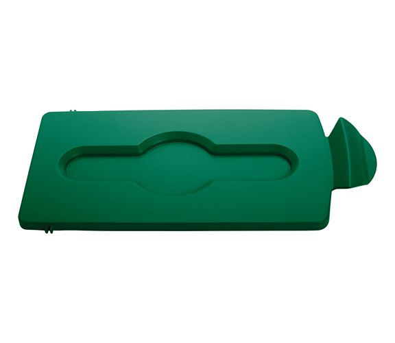 Rubbermaid Slim Jim Lid - Groen - Voor 23 & 33 Gallon Containers