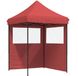 vidaXL Partytent 200 x 200 x 306 cm Bordeauxrood Oxford Stof