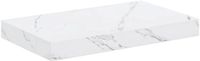 vidaXL Wandplank - Wit Marmer - 40 x 23,5 x 3,8 cm