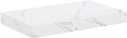 vidaXL Wandplank - Wit Marmer - 40 x 23,5 x 3,8 cm
