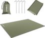 Bol Tarp Ultralight 22 m x 15 m Camping Tarp - Lightweight Tarpaulin for Hammock Shelter - Groundsheet Tent Footprint - Perfect for Backpacking Hiking Camping - Army Green