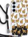 Case Company® - Samsung Galaxy A35 5G Hoesje met Koord - Alpacas - TPU Back Cover
