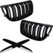 M MODECAR MODECAR - Grille BMW 3 Serie E90/E91 - 2004-2009 - Zwart Glanzend - Dubbel Stang