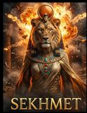 Sekhmet Ancient Egypt Mythology Coloring Journey Coloring Book