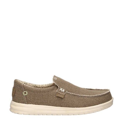 Hey Dude Kaki Moccasins