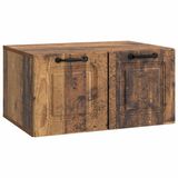 vidaXL Wandmontage TV-kast Oud hout 59,5 x 41 x 30 cm Bewerkt hout