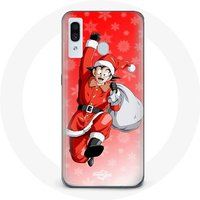 Maniacase Hoesje voor Samsung Galaxy A20 Anime Songoku Drakenbal Kerstcadeau 2023