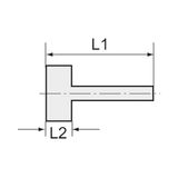 Riegler Schroefslangaansluiting, G 3/8 i. voor slang LW 10, SW 19, roestvrij staal 1.4571, werkdruk max. 60 bar, bedrijfstemperatuur. Maximale 150 °C.