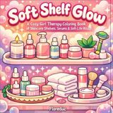 Soft Shelf Glow: A Cozy Girl Therapy Coloring Book of Skincare Shelves, Serums & Soft-Life Rituals