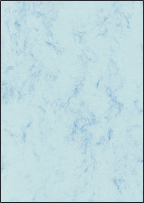 Sigel structuurdesign A4 200grs pak a 50 vel marmer blauw