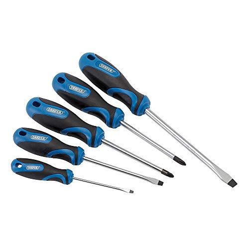 Draper 32610 Zachte Grip Schroevendraaier Set (5 Stuk)