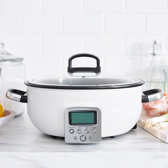 GreenPan Elite Omnicooker Cream 5.6L - PFAS-vrij - Slowcooker