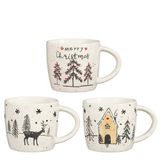Mica Decorations mok Mateo (Ø8 cm) (set van 6)