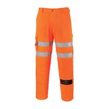 Portwest Spoorweg Combat Broek RT46 - Oranje - S