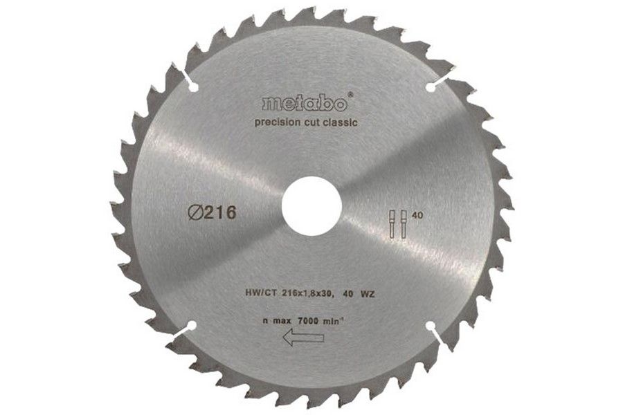 Metabo cirkelzaagblad HW/CT voor afkortzaag 628065000