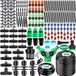 Omgoods - Système d'irrigation 281, kit d'irrigation goutte à goutte micro de 60 mètres pour jardin et serres