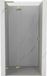 Mexen Lunar L porte battante pour douche gauche 120 cm, transparent, or