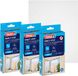 tesa INSECT STOP H&L Fly Screen for Window - hor met klittenband, op maat snijden, zonder boren, wit - 3x 100 x 100 cm