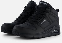 Skechers Uno-High Regards Dames Sneakers - Zwart