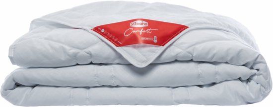 Silvana Comfort Dekbed Extra Light Rood Lits-jumeaux 240x220 cm Synthetisch Wit Anti-allergie Wasbaar