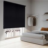 Storesdeco Opaco Moon Blackout Rolgordijn Zwart 140x250 cm