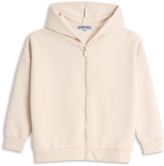 4PRESIDENT Sweater meisjes - Beige - Maat 104 - Meisjes trui