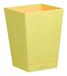 RHODIA 318826C - Papiermand Anijsgroen - 24 x 24 x 32 cm - Oranje Zadelstiksel - Buitenkant in Imitatieleer - Home Office Rhodiarama Collectie - Bureauorganisatie en Stijlvolle Opberging