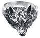 etNox hard and heavy etNox Wolf Packs Unisex Ring - Zilverkleurig