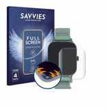 Savvies Screenprotector voor Decathlon Fit 100s - Folie Beschermfolie Transparant Volledig Dekking 4 Stuks