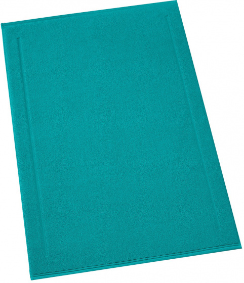 De Witte Lietaer badmat Contessa 60 x 100 cm katoen turquoise