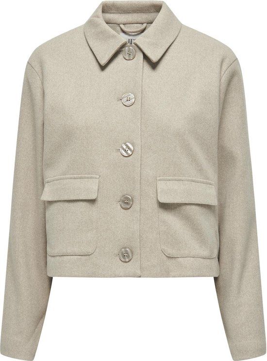 JDY - JDYCALLIE LIFE SHORT JACKET OTW HAB NOOS - Camel - XL