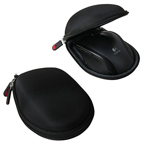 Hermitshell Travel harde EVA opslag tas beschermhoes etui draagtas tas compacte maten en karabijnhaak voor Logitech Wireless Marathon Mouse M705