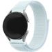 Strap-it Amazfit GTS 4 nylon bandje (licht cyaan)