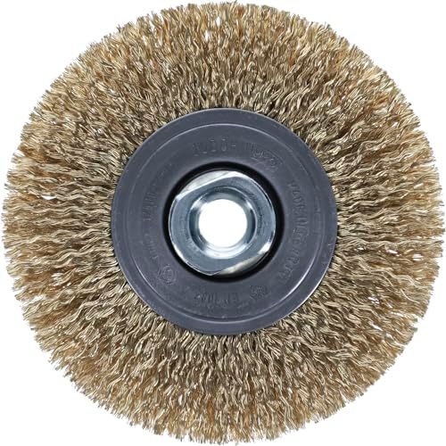 Osborn Ronde borstel voor haakse slijper 115 mm, ronde borstel D115 x 12 mm schroefdraad M14x2,0 gegolfd cordwire 0,27 mm TÜV getest 2812522051