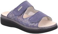 Rohde 5224/56 Blauwe Nubuck Slippers Dames