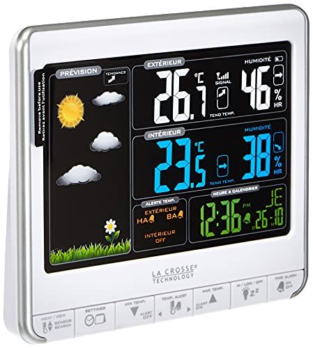 La Crosse Technology WS6826 Digitale weerstations grijs, Licht Grijs