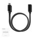 NEEWER LM7 Set van 2 OTG-adapterkabels, USB C-bus naar type C-stekker + USB C-bus naar iOS-stekker, compatibel met iPhone iPad Android KM17 KM15 KM18 KM23 draadloze microfoon, 45 cm