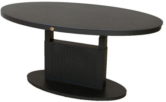 Oosterik Home Pine Valley verstelbare lounge tafel midnight grey 150 x 90 cm