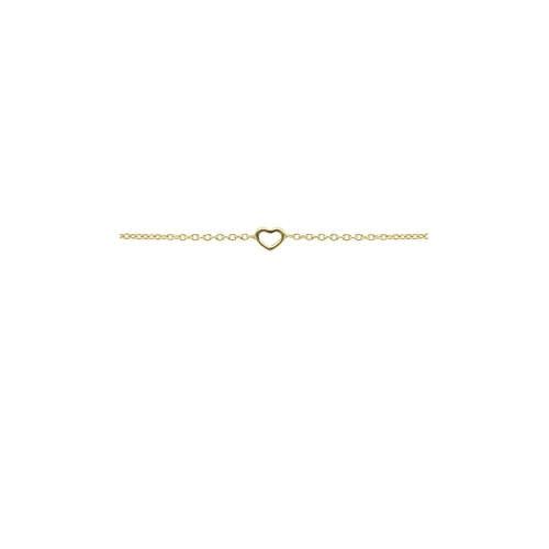 KARMA Jewelry gold plated armband Open Heart
