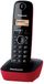 Panasonic KX-TG1611 DECT-telefoon met nummerherkenning - Zwart, Rood