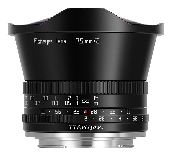 TTArtisan 7.5mm F2 Fisheye Lens - Nikon Z - Black