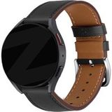 Bandz Deluxe Leather Bracelet for Gard Pro Health Smartwatch 3 - 41mm (Black)