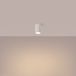 Sollux Lighting Plafondlamp Karbon - 10x6.5x6.5cm - GU10 - beige - aluminium