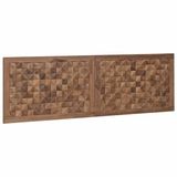 vidaXL Bed Hoofdbord Naturel Massief Teakhout