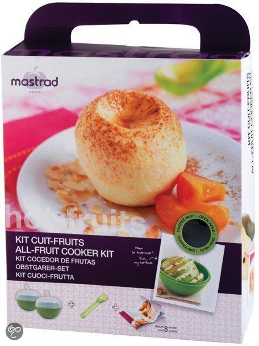 Mastrad Fruitkoker - Siliconen - Giftset - Groen