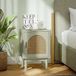 Table de chevet rotin vert clair