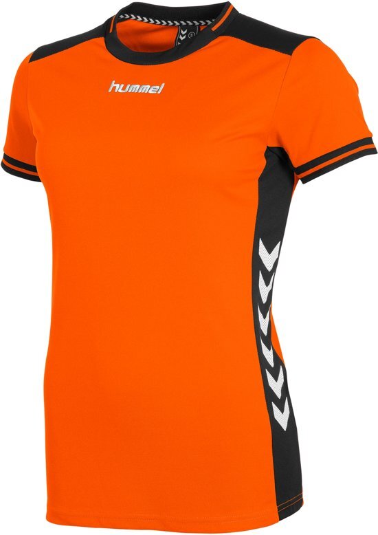 Hummel Lyon Shirt Ladies Sportshirt Dames - Orange-Black